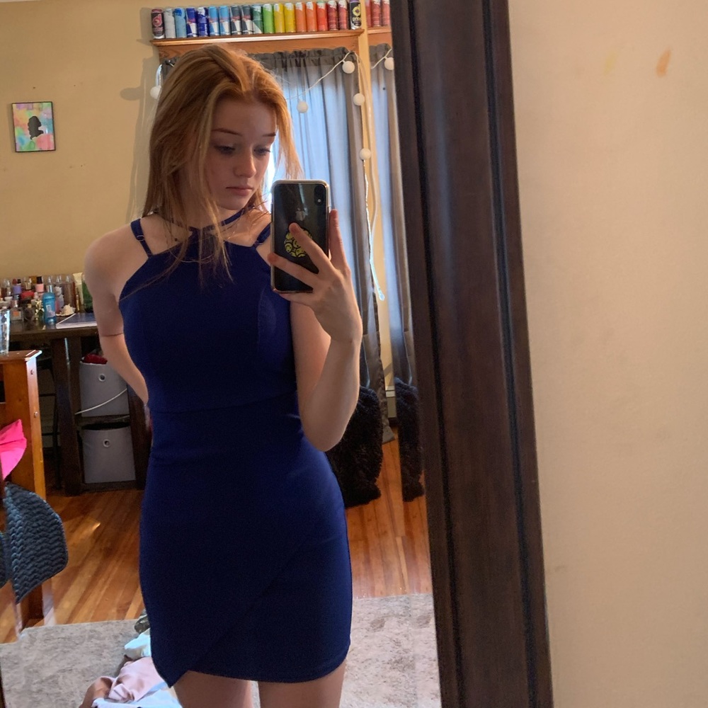 Royal blue formal dress